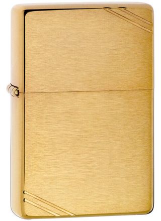 Zippo 240 Vintage borstad mässing