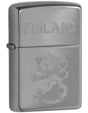 Zippo 250SLF Finlands Leijon Finland blank krom