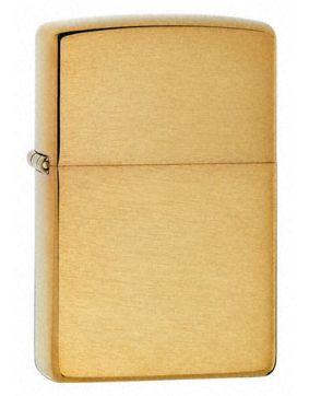 Zippo 204B borstad mässing