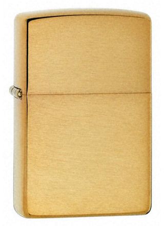 Zippo 204B borstad mässing