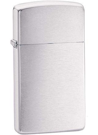 Zippo 1600 smal borstad krom