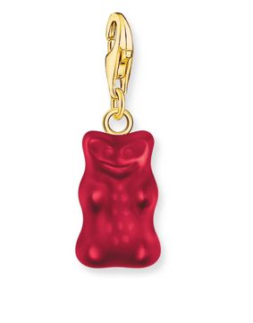 Thomas Sabo Haribo gold-plated charm pendant golbeard in red berlock 2190-413-10