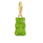Thomas Sabo Haribo gold-plated charm pendant goldbears in green berlock 2192-413-6