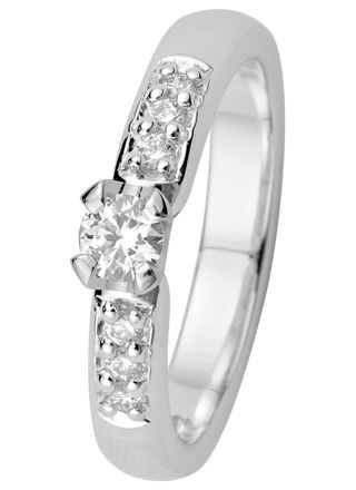Kohinoor 033-204V-29 Diamantring vitguld Juliette