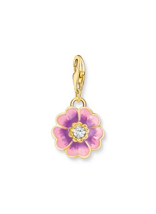 Thomas Sabo guldpläterad blomma charm 2208-565-7