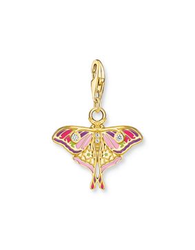 Thomas Sabo guldpläterad fjärilar charm 2209-565-7