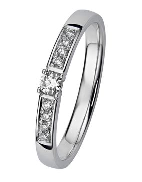 Kohinoor 033-210V-13 Diamantring vitguld Margit