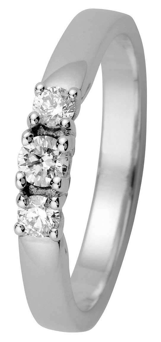 Kohinoor 033-210V-22 Diamantring vitguld Margit