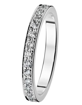 Kohinoor 033-210V-33 Diamantring vitguld Margit