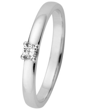 Kohinoor 033-216V-08 Diamantring vitguld Estelle