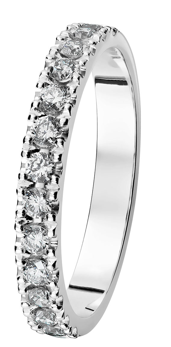 Kohinoor 033-216V-38 Diamantring vitguld Estelle