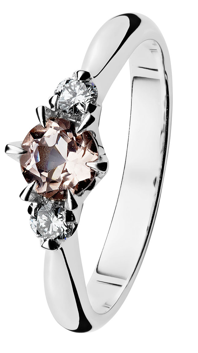 Kohinoor 033-235V-16MO Diamantring vitguld Helene