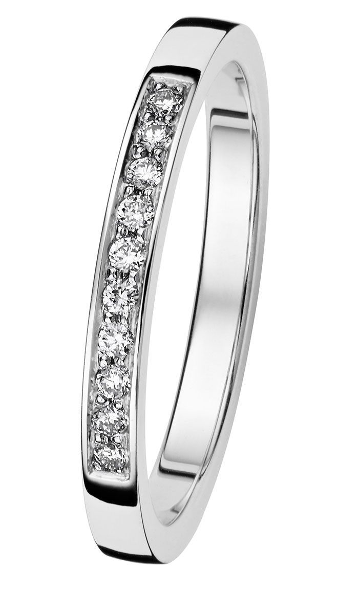 Kohinoor 033-240V-10 Diamantring vitguld Stella