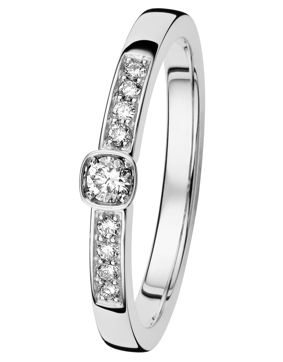 Kohinoor Diamantring vitguld 033-240V-15 Stella