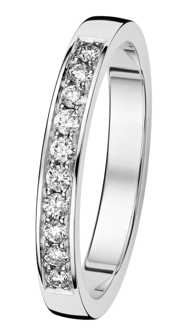 Kohinoor vitguld 033-240V-20 Stella ring