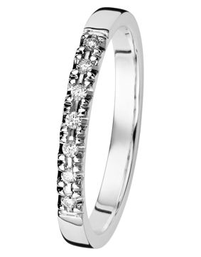 Kohinoor 033-244v-07 Diamantring vitguld Cristal