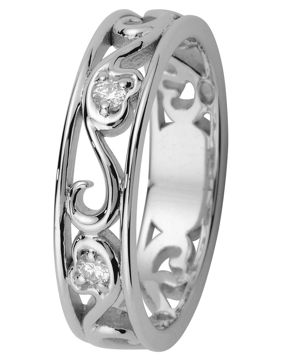 Kohinoor 033-250V-03 Diamantring vitguld Laurel