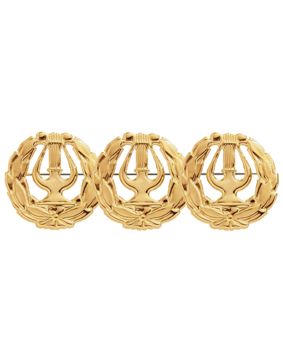 Mors lyra / brosch lyra 3kst set- 14k guld