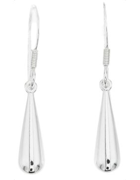 Silver Bar tår hängande örhängen 30 mm 2235