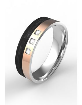 Bosie titan-kolfiber ring TICMIR-2016-93 5mm