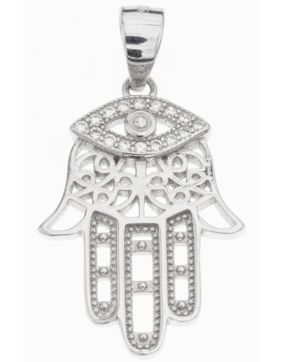 Silver Bar Fatima ögon hängsmycke 2257