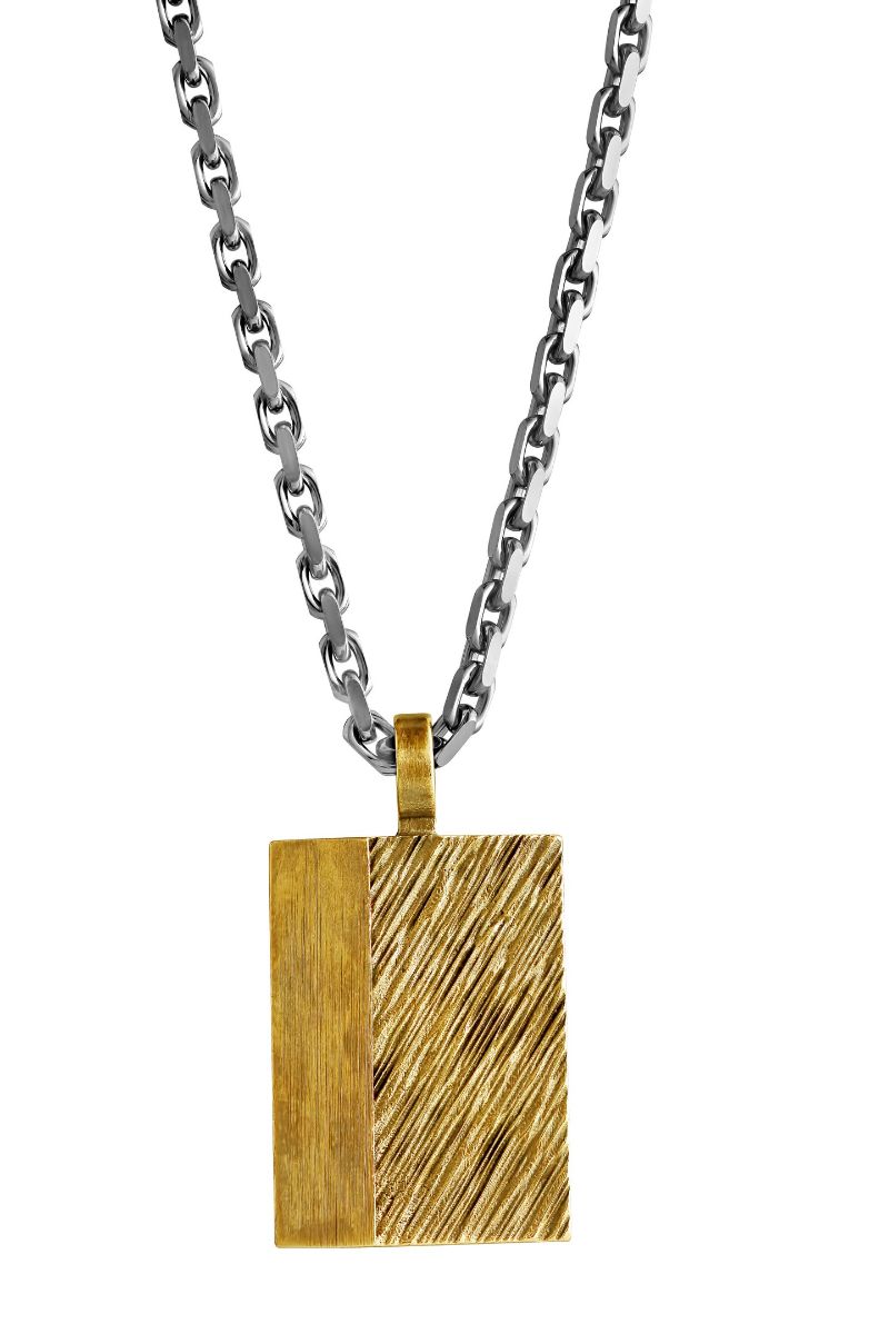 Lempikoru Force patinerat bronshalsband bricka 22 505 00 550