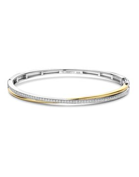 TI SENTO tvåfärgat crossover bangle armband 23045ZY