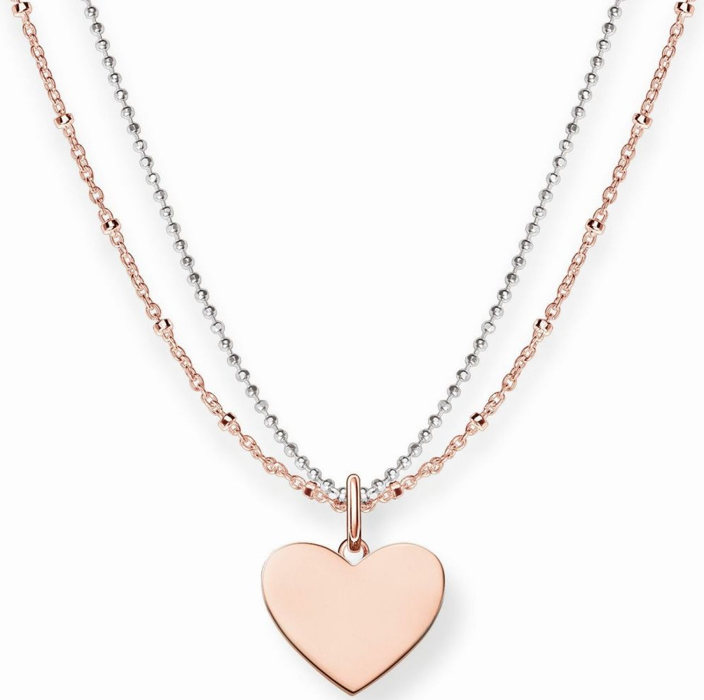 Thomas Sabo LBKE0004-415-12 graverbart hjärthalssmycke