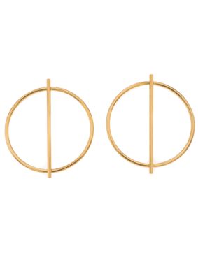 Silver Bar OI stiftläkringar 40 mm stål guldpläterad 2344