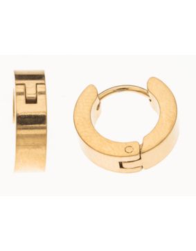 Silver Bar läkringar 4x12 mm stål guldpläterad 2354