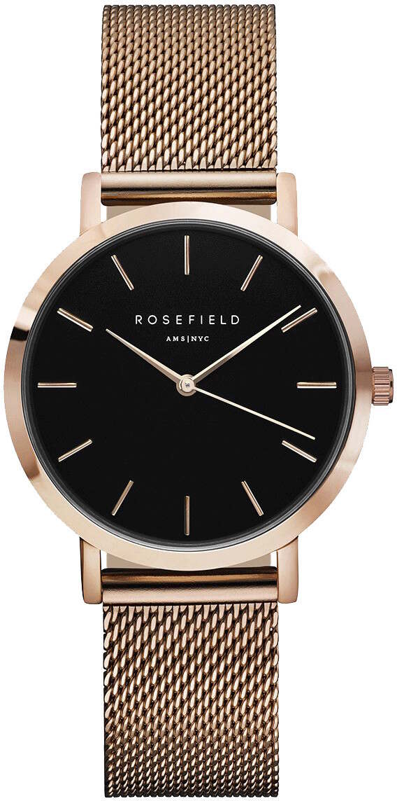 Rosefield Tribeca TBR-T59 Black - Rose Gold