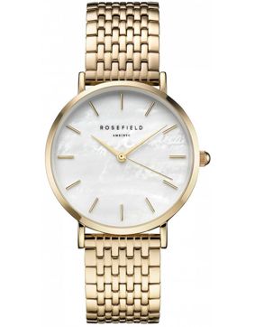 Rosefield UEWG-U21 The Upper East Side White MOP Gold