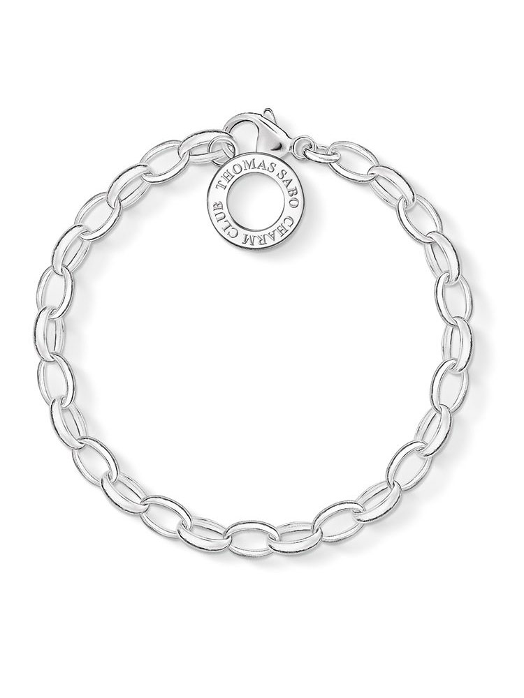 Thomas Sabo X0032-001-12 charm club armkedja, bredd 6mm