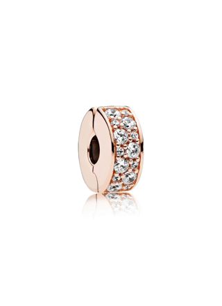 Pandora 14k Rose Gold-Plated 781817CZ Shining Elegance klämstopp