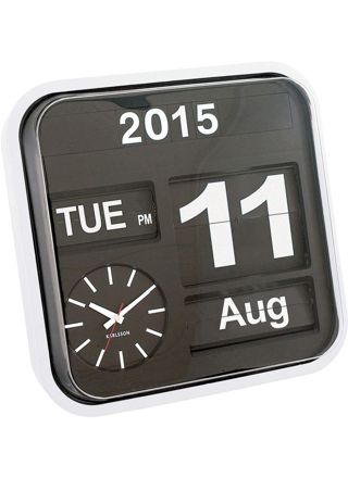 Karlsson Big Flip KA4203 väggklocka 43cm