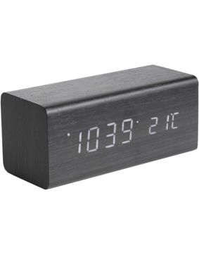 Karlsson KA5652BK Block väckarklocka