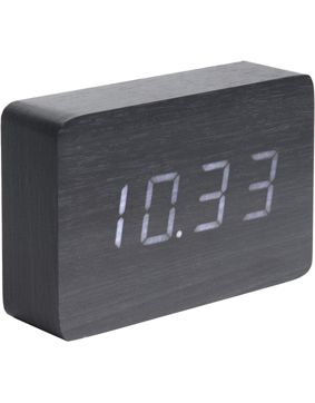 Karlsson KA5653BK Square väckarklocka