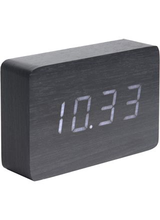 Karlsson KA5653BK Square väckarklocka