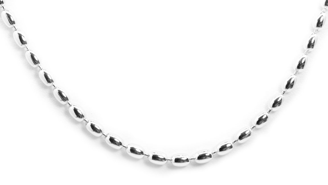 Halsband 925 Sterling Silver 3mm OLIIVI300