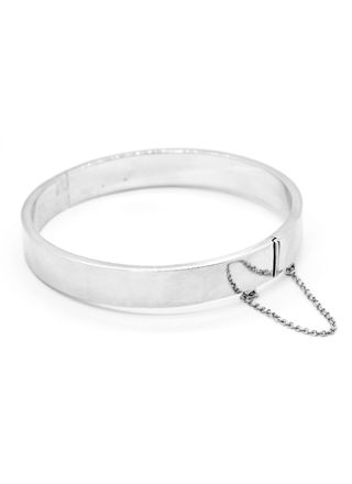 Armband bangle rodinerad 925 Sterling Silver 62mm K6/ROD.10mm