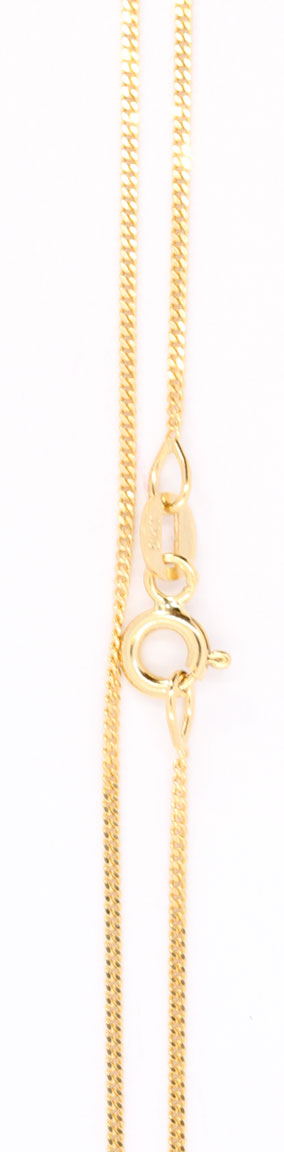 Guldkedja pansar 1mm 14k guld GD030