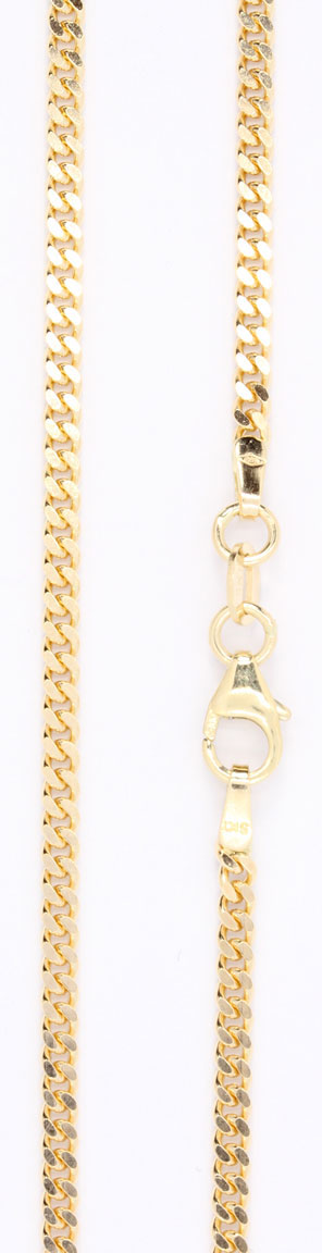 Guldkedja pansar 2.4mm 14k guld GD070