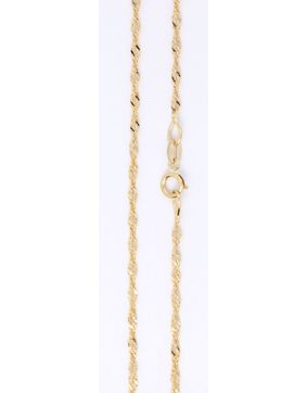 Guldkedja singapore 1.5mm 14k guld SIN025