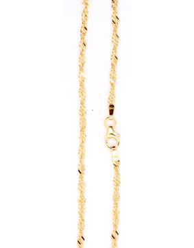 Guldkedja singapore 2.5mm 14k guld SIN040