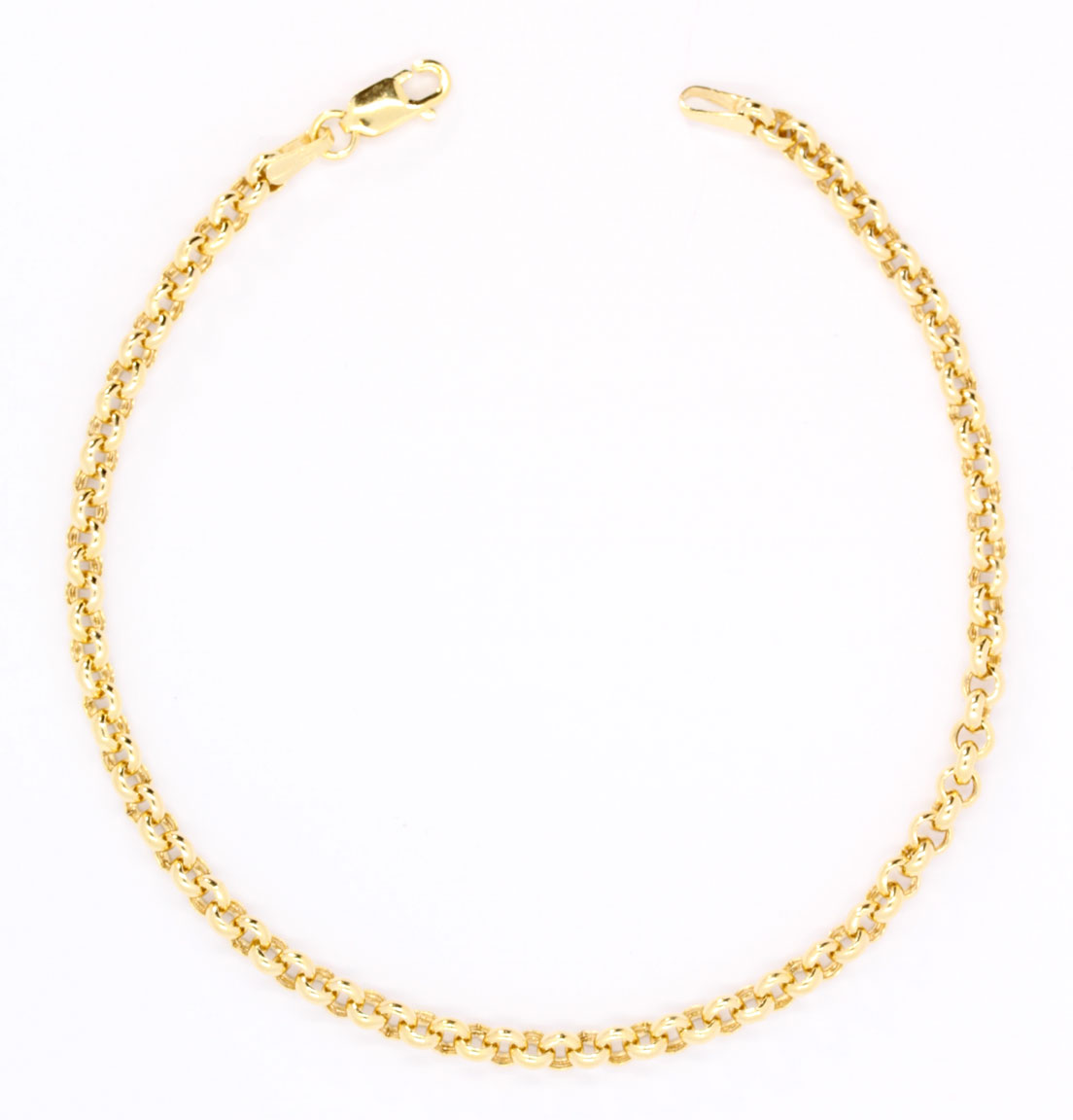 Guldkedja ärtlänk 3.2mm 14k guld 19cm PAPU3.2/19