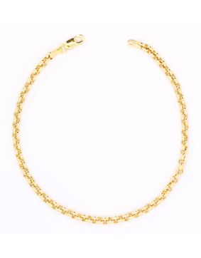 Guldkedja ärtlänk 3.2mm 14k guld 19cm PAPU3.2/19