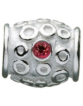 Kalevala Child-Charm berlock med 2 röda topaser 2816292PI