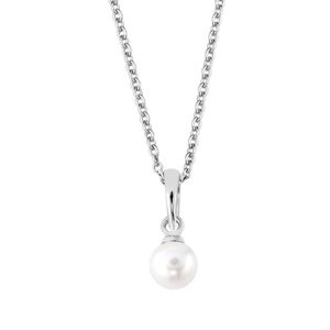 Lykka doppärla silver halsband main product photo