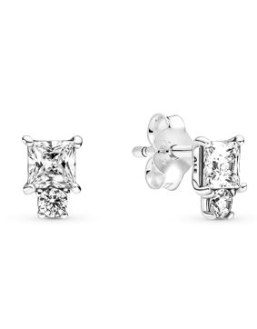 Pandora Sparkling Round & Square örhängen 290036C01