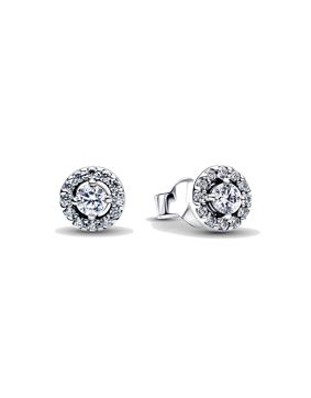 Pandora Timeless pavé-örhängen halo 293019C01